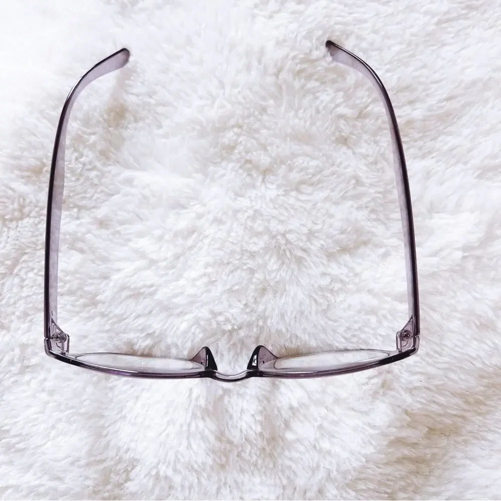 Morgan Clear Purple Modern Chic Reader Glasses